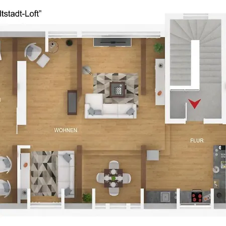 Bohnapartments Altstadt-loft - Wasserbett - Parkplatz - Wlan - Zentrum